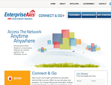 Tablet Screenshot of enterpriseaxis.com